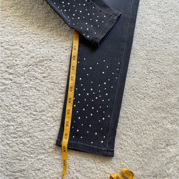 NWT Levi's Premium 721 High Rise Skinny Studded Embellished Jeans Size 26/28 - Picture 12 of 14